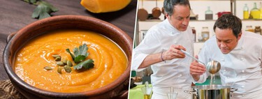 Así hacen los hermanos Torres la crema de calabaza, su favorita: “Sustituimos la mantequilla o nata por chocolate blanco” 