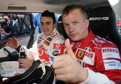 Kimi y Alonso, líderes en ingresos a nivel mundial