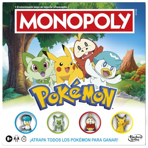 Hasbro Gaming Monopoly Edición Pokémon