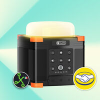 Que sea una bocina, batería y lámpara sorprende, pero su precio es aún más increíble