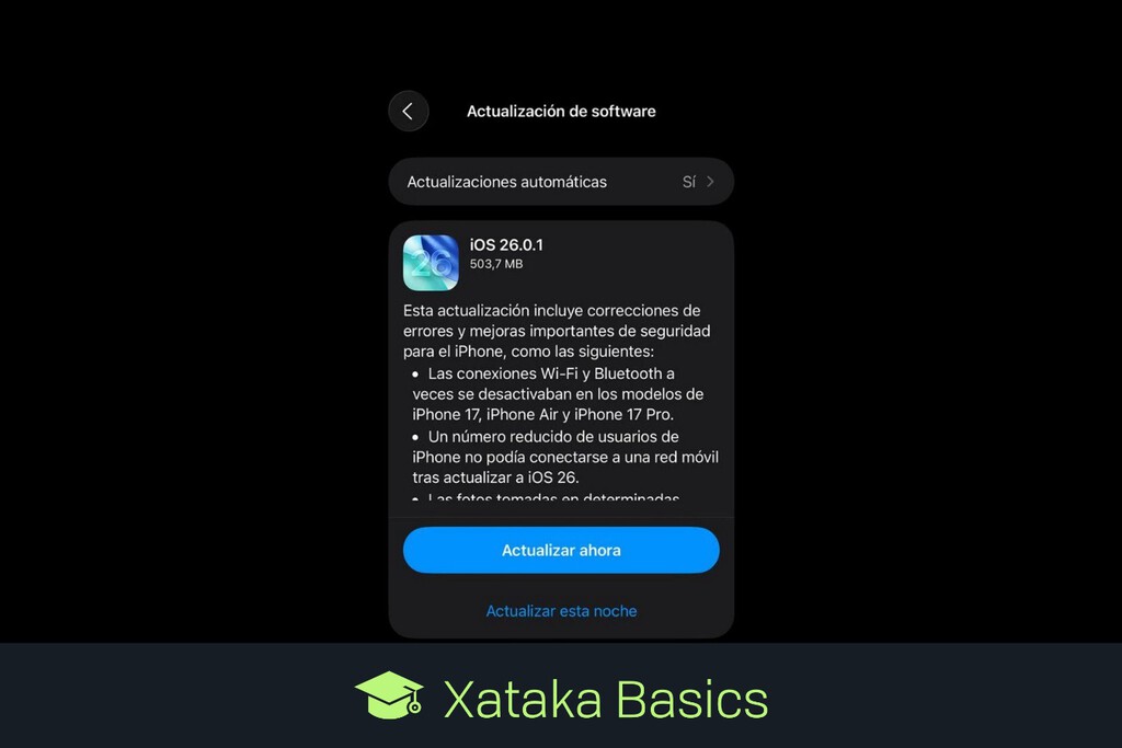 Novedades de iOS 26.0.1: todos los cambios y mejoras de la última actualización para iPhone e iPad 
