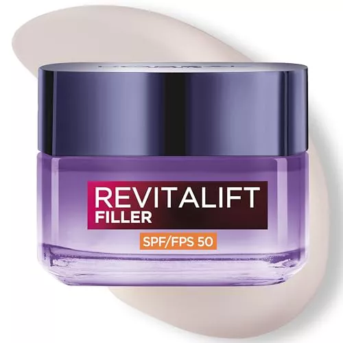 L'Oréal Paris Revitalift Filler Crema de Día Rellenadora con Protección Solar SPF 50
