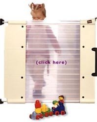 Qualigate: puerta de seguridad transparente para niños