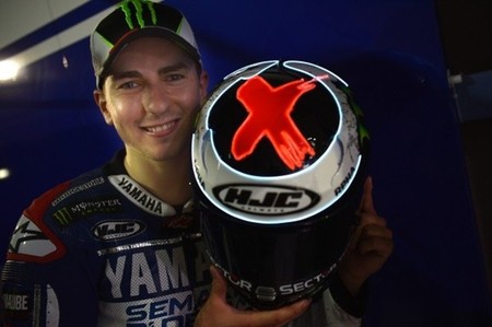 Casco LED Jorge Lorenzo