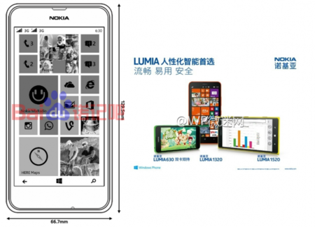 Más sobre el Nokia Lumia 630 desde China