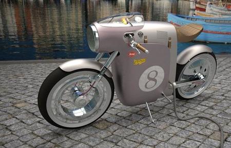 E-OSSA Monocasco: un concept eléctrico basado en la moto de Santiago Herrero