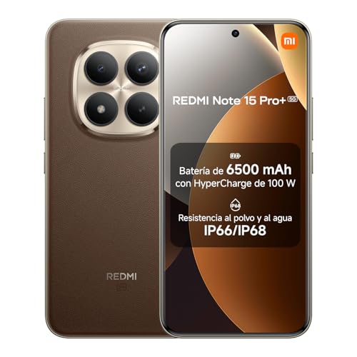 XIAOMI REDMI Note 15 Pro+ 5G Smartphone 8+256GB Café Moca Cámara 200MP