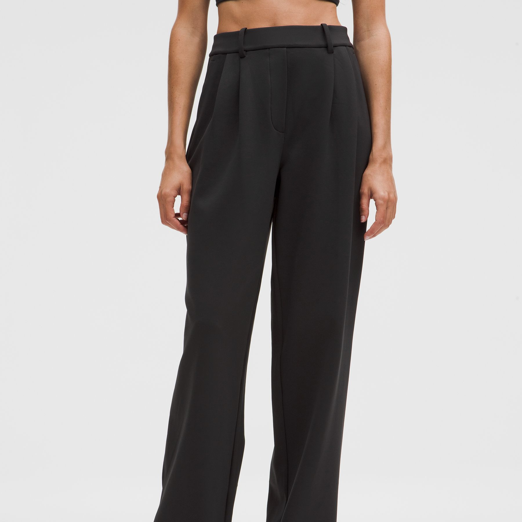 Pantalón Daydrift de talle alto y pernera ancha, largo estándar
Cepillado