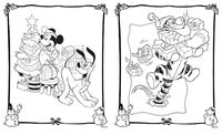 Dibujos Disney para colorear en Navidad