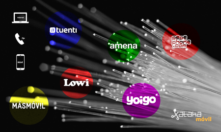 Así queda la fibra de Tuenti frente otras fibras baratas, en función de su disponibilidad geográfica