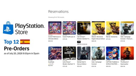 Las listas de reservas de PS Store revelan que las ediciones más caras de los grandes lanzamientos, como GTA VI, son superiores a las versiones estándar