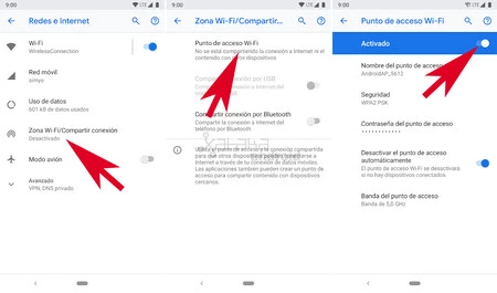 Android 9.0 の Wi-Fi ホットスポット