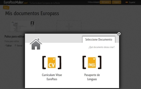 EuroPassMaker te ayuda a crear tu currículo bajo el modelo Europass