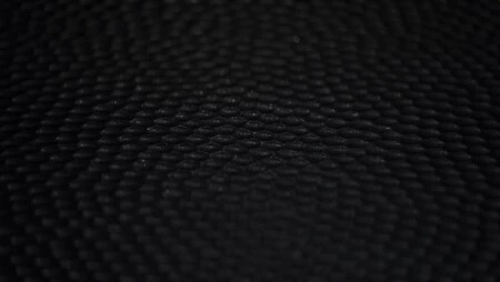 Detalle microscópico de una pantalla nanotexturizada