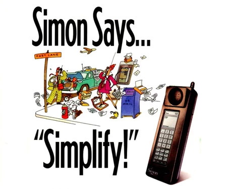 Anuncio del IBM Simon
