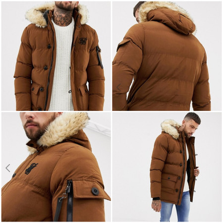 En ASOS tenemos esta parka acolchada SikSilk por 95,49 euros y envío gratis