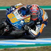 Philipp Oettl marca el mejor tiempo en una ajustada FP2 de Moto3 en Sachsenring