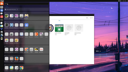 Así luce la Ubuntu Snap Store en Ubuntu con el nuevo entorno Unity 8
