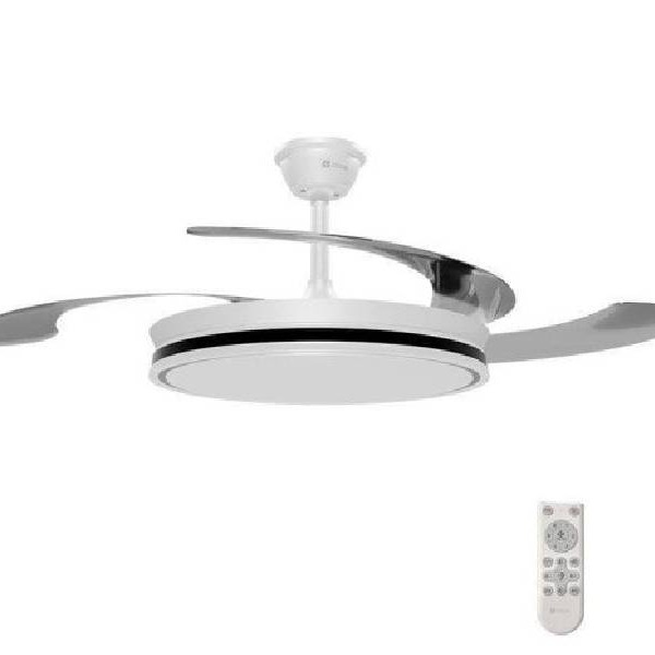 Origial AirBliss Ceiling Retractable Dim Ventilador de Techo con Luz Regulable Aspas Retráctiles 122cm Blanco
