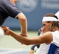 Golpe de calor: No se libra ni Rafa Nadal