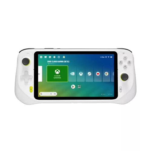 Logitech G Cloud Gaming Handheld, Consola Portátil con Batería de Larga Duración, Pantalla Táctil 1080P de 7 in, diseño ligero, Xbox Cloud Gaming, NVIDIA GeForce NOW, Google Play, Enchufe EU, Blanco