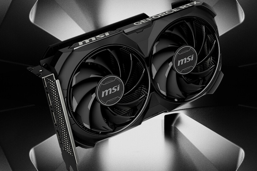 MSI GeForce RTX 4060 VENTUS 2X BLACK OC 8GB GDDR6 DLSS3