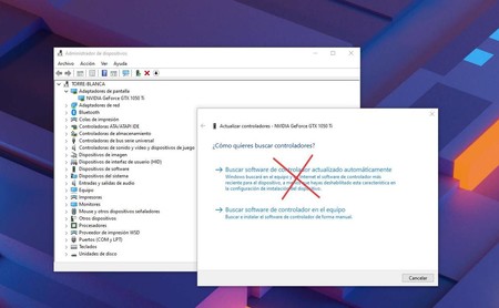 El Administrador de dispositivos de Windows 10 ya no puede actualizar tus drivers online