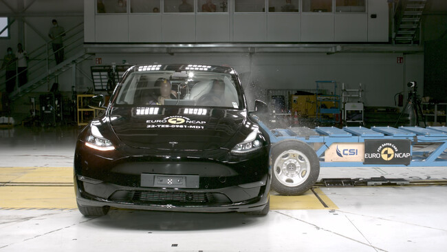 Tesla Model Y Euroncap 3