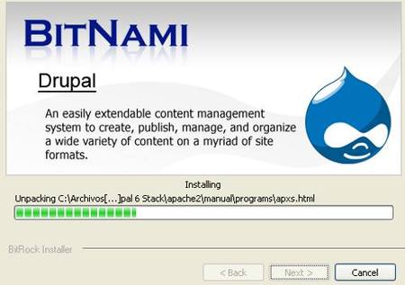 Bitnami instalación drupal