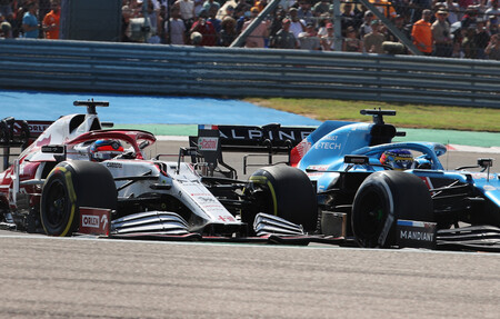 Alonso Raikkonen Austin F1 2021