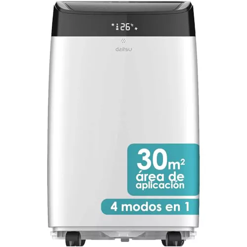 Daitsu Aire Acondicionado Portátil Frío,Calor,Deshumidificador y Ventilador