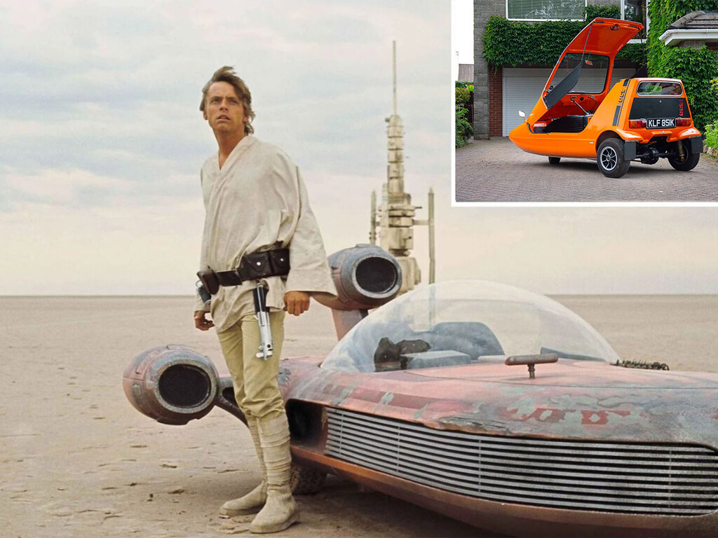 El landspeeder de Luke en ‘Star Wars’ no era una nave: debajo había un triciclo británico de tres ruedas que Reliant diseñó en los 60 