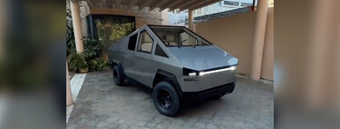 Un taller pakistaní se ha hecho una Tesla Cybertruck más divertida que la original con un pequeño Suzuki, cuatro hierros y un soplete para soldar