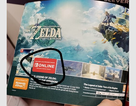 Folleto promocional de Tears of the Kingdom