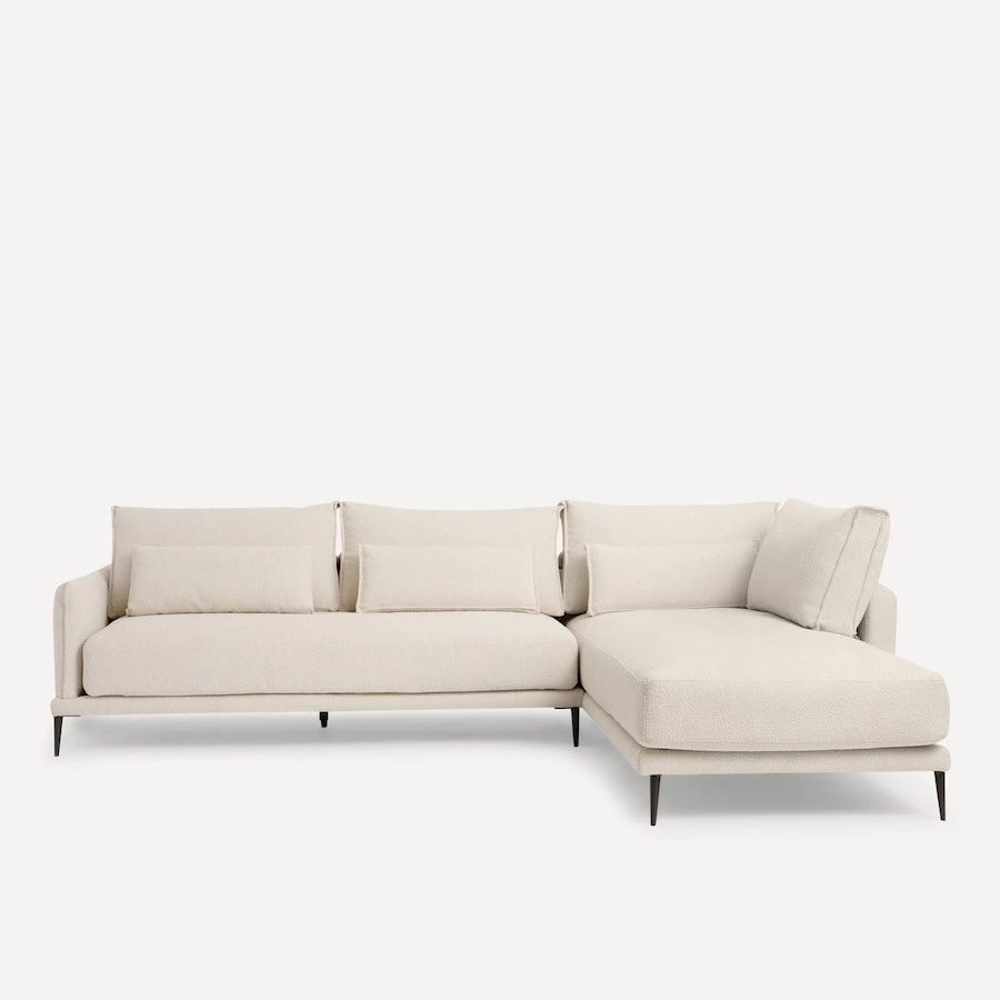 Sofá de 5 plazas con chaiselongue derecha articulada Upsala Room