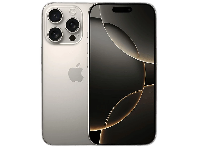 Apple iPhone 16 Pro, Titanio Natural, 512 GB, 5G, 6.3 " OLED Super Retina XDR,
