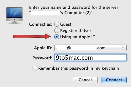 Mac OS X Lion permite identificarnos remotamente con una ID de Apple reemplazando la cuenta de usuario