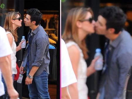 Joe Jonas y Ashley Greene pillados con las manos (o más bien los labios) en la masa