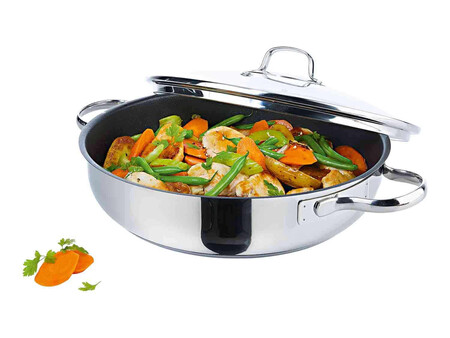 Cazuela De Acero Inoxidable 28 Cm