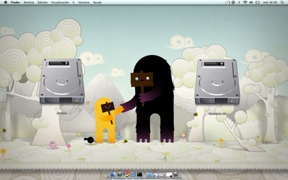 Iconos gigantes en Mac OS X Leopard