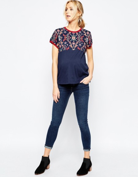 Camiseta Asos Maternity Mosaico