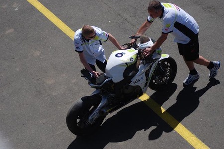 Moto accidentada