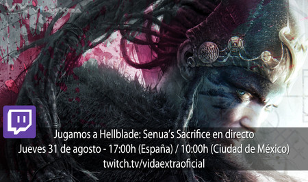 Streaming de Hellblade: Senua's Sacrifice a las 17:00h (las 10:00h en Ciudad de México)