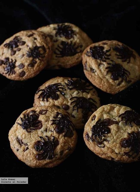 Galletas infestadas de arañas. Receta de Halloween