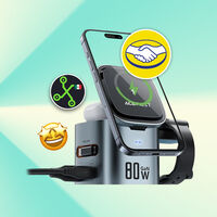 Este cargador GaN seis en uno tiene una brutal potenica de 85W, carga inalámbrica y hasta viene con un cable integrado 