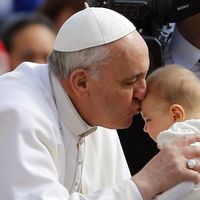 El Papa Francisco animó a las madres a "amamantar con toda normalidad" en la Capilla Sixtina 