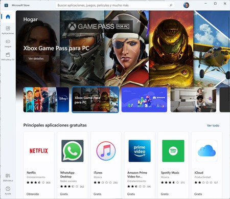 Windows 10 comienza a recibir la nueva Microsoft Store: más aplicaciones y una mejor y nueva interfaz aunque por ahora sin apps de Android