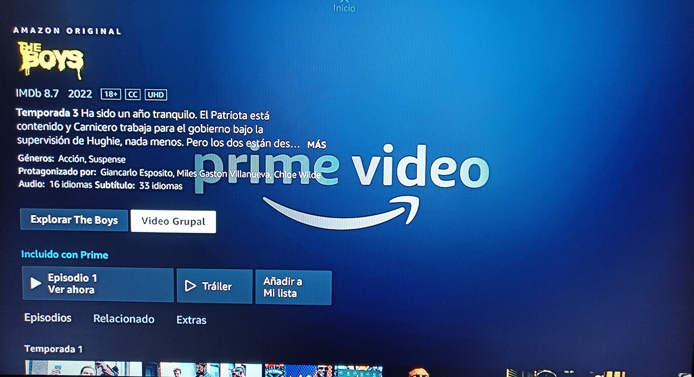 Amazon Prime Video agrega la función 'Vídeo grupal' a Smart TV y