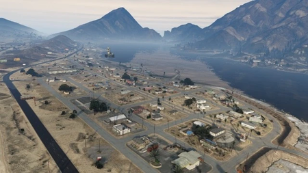 O Mar de Álamo em GTA V