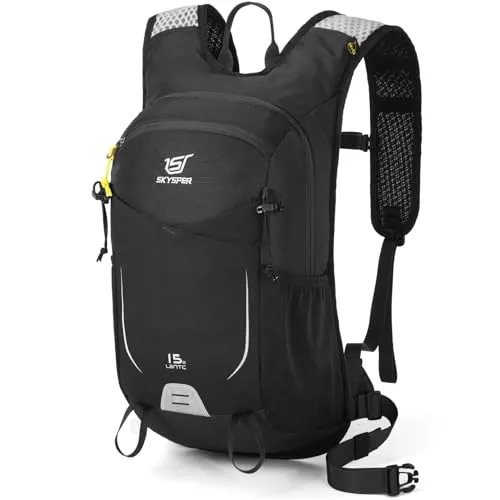 SKYSPER Mochila de senderismo 15L con bolsa de hombro